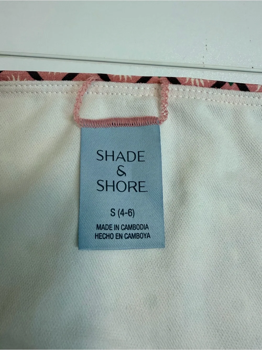 Shade & Shore Pink Geometric Underwire Bikini Set